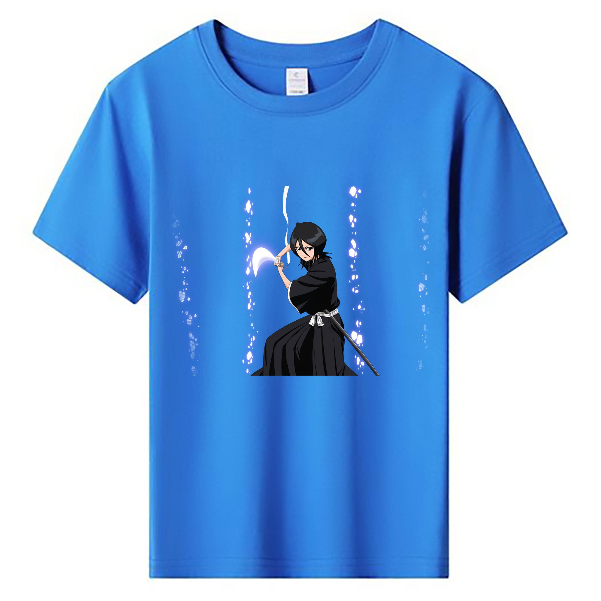 （画像用） ブリーチ 朽木ルキア BLEACH Kuchiki Rukia 綿100％キッズTシャツ（フロントプリント）